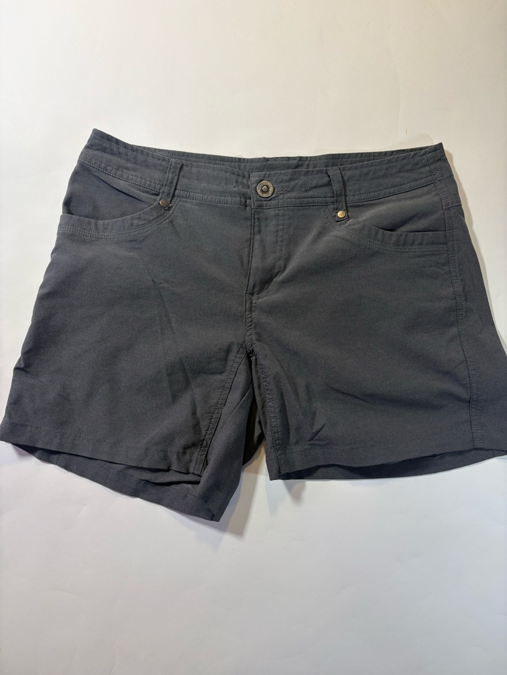 Kuhl Men's Charcoal Gray Flat-Front Shorts